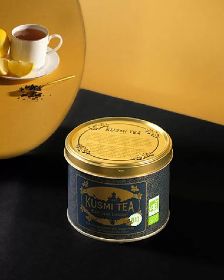 Organic Tea | Black Tea-Kusmi Tea Earl Grey Intense Black tea, bergamot, lemon