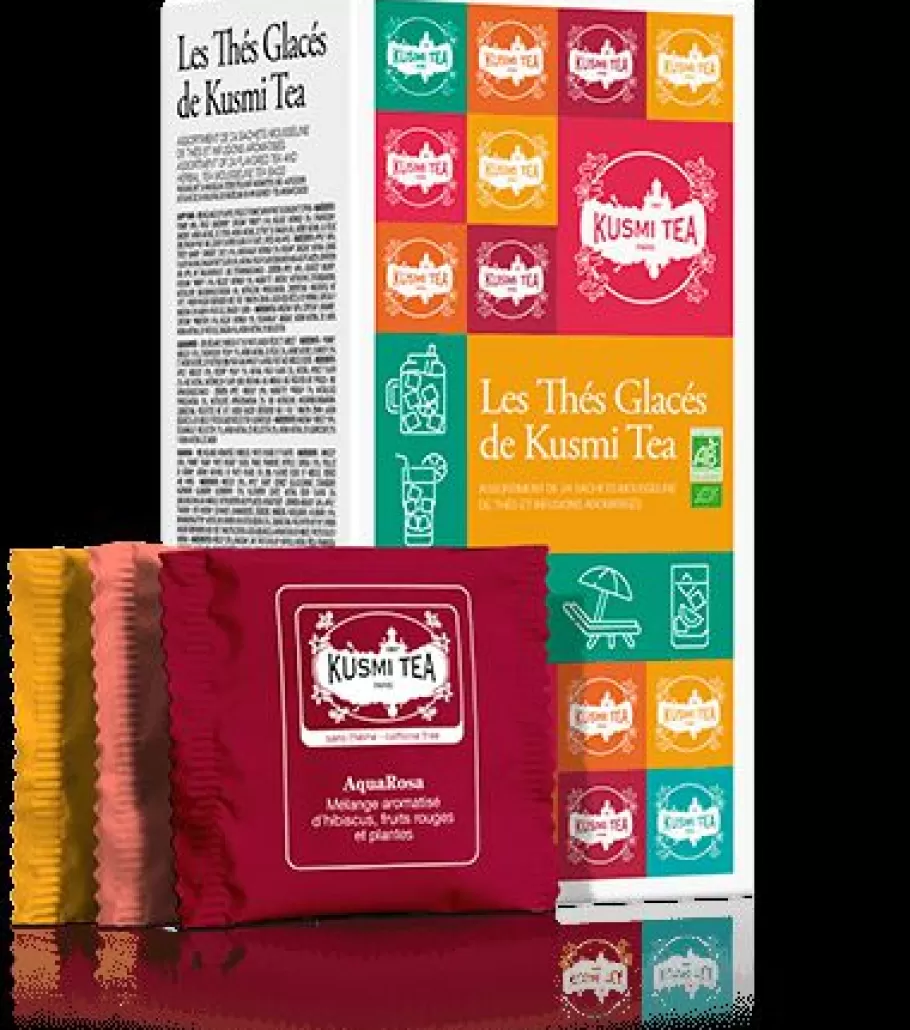 Tea Samplers-Kusmi Tea Iced Teas Gift Set Delicious organic recipes for iced drinks